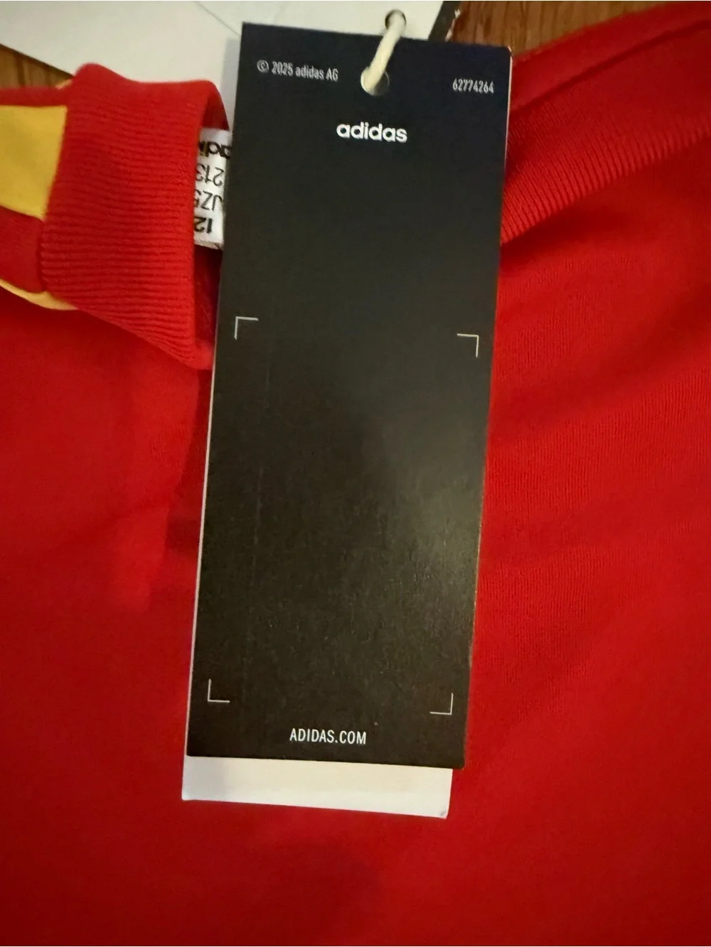 Adidas Belgium 2026 Word Cup Home Fan Jersey - NEW W/ TAGS